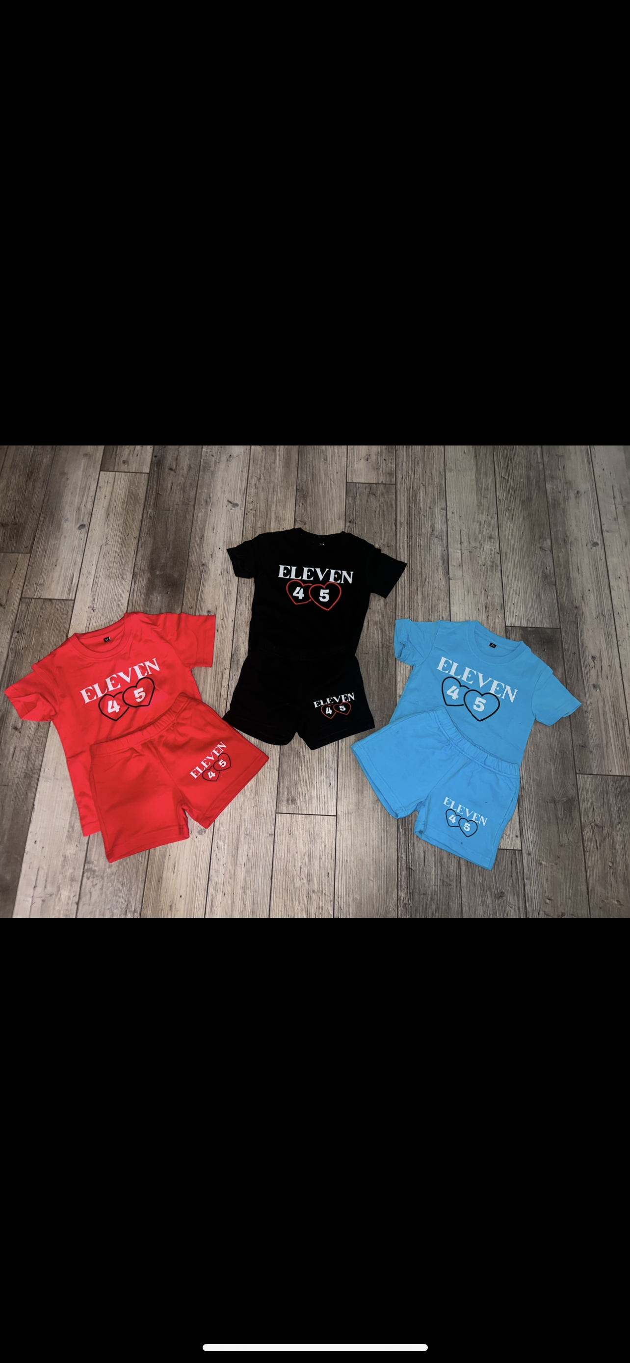 Kids Unisex Short Set